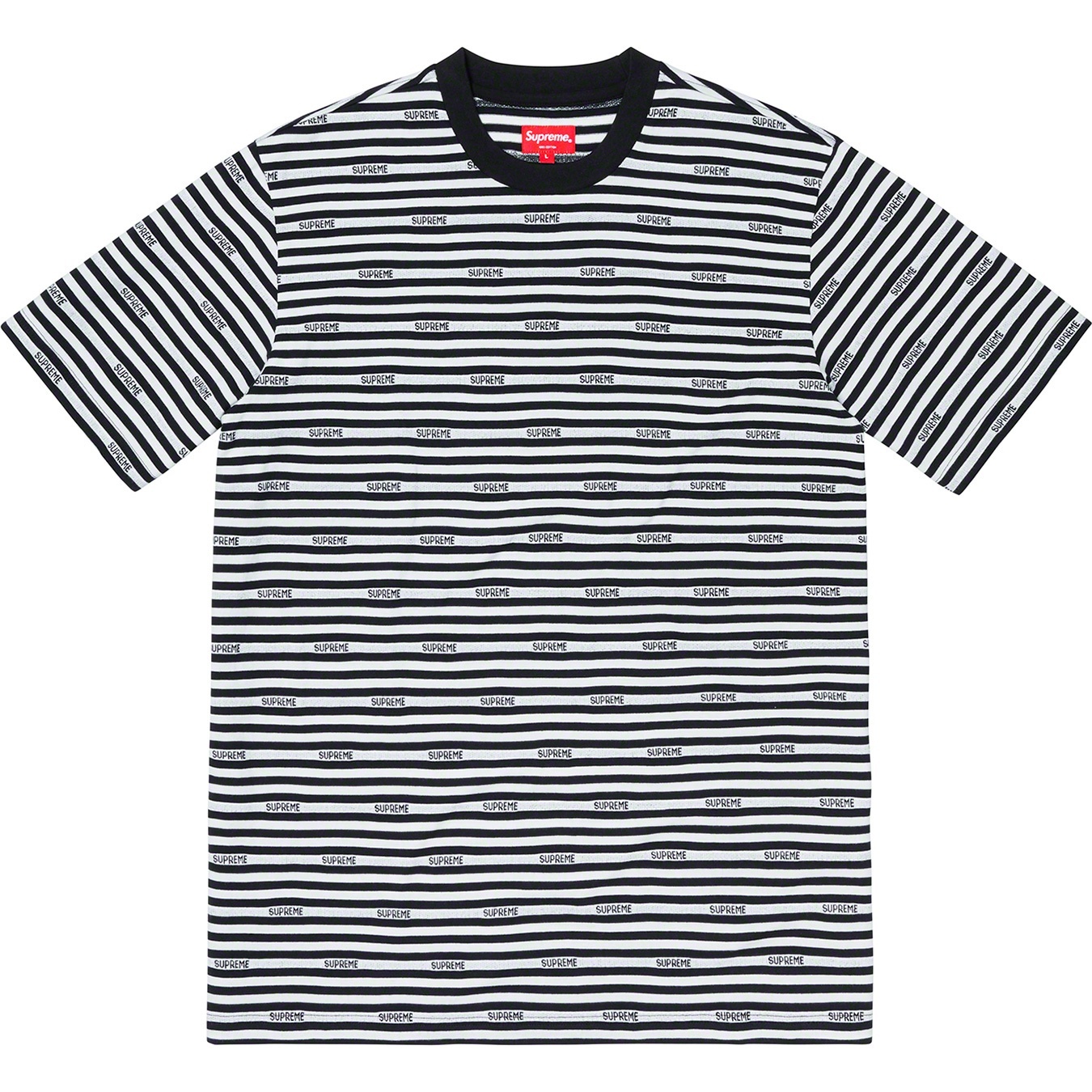 Logo Stripe S/S Top view 5